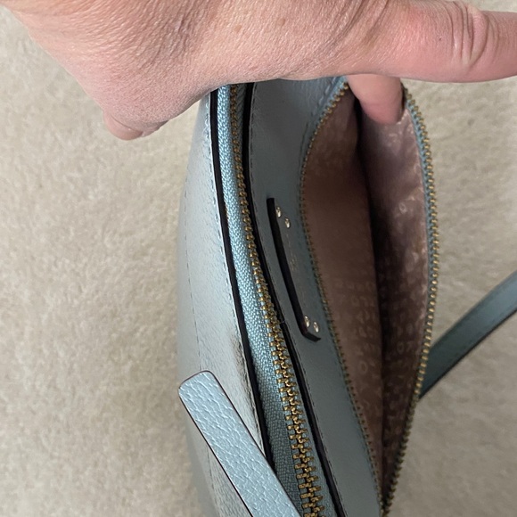 Kate Spade Leather Light Blue Crossbody Bag - Picture 8 of 9